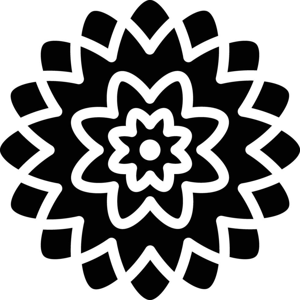 Dahlia Vector Icon