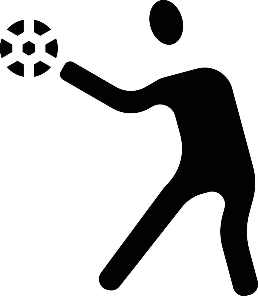 icono de vector de balonmano