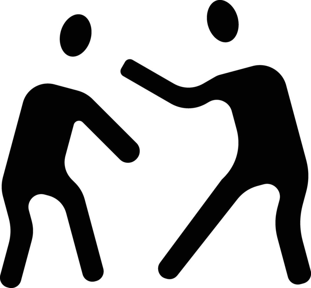 Wrestling Vector Icon