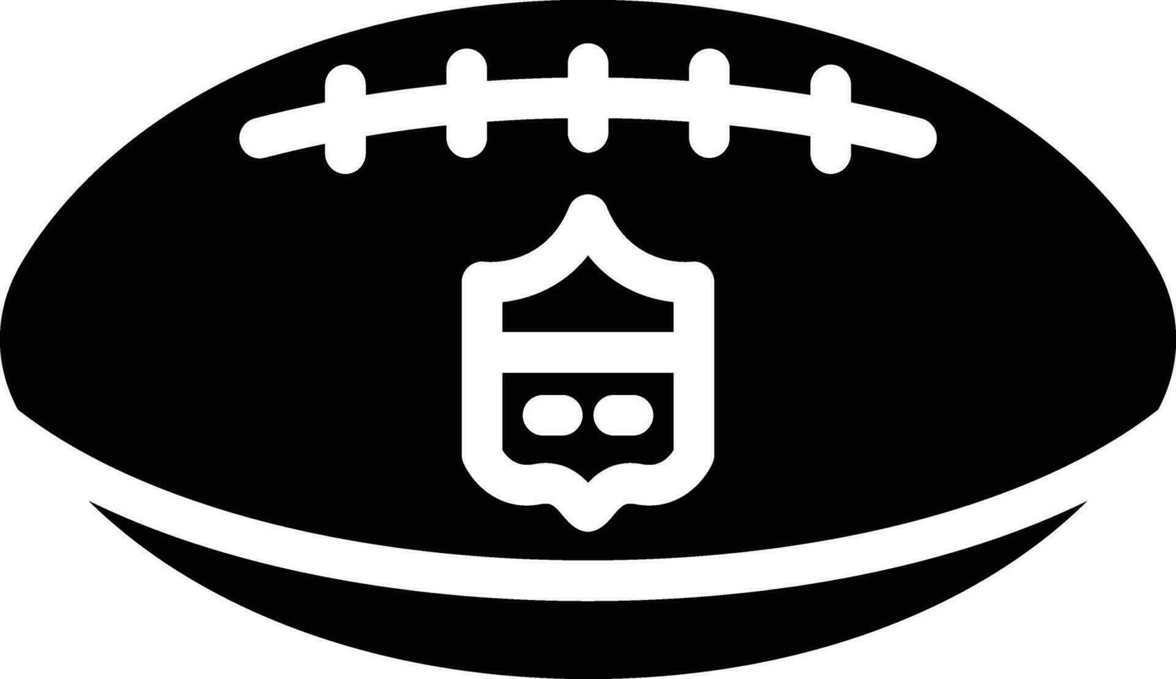 icono de vector de fútbol americano