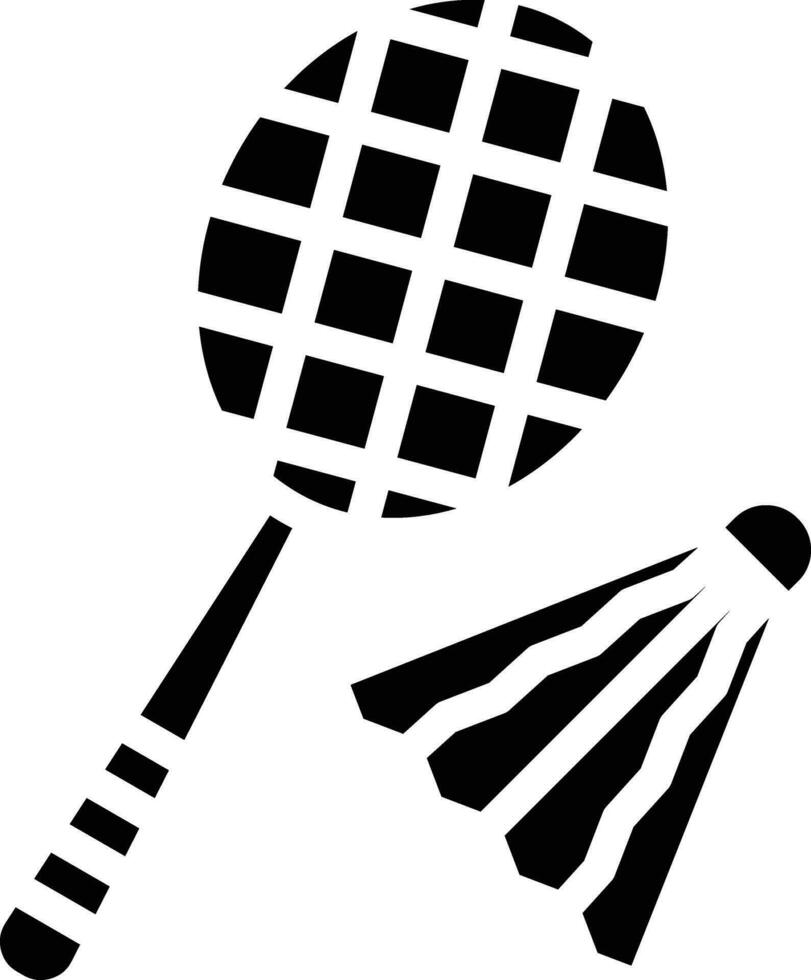 icono de vector de bádminton