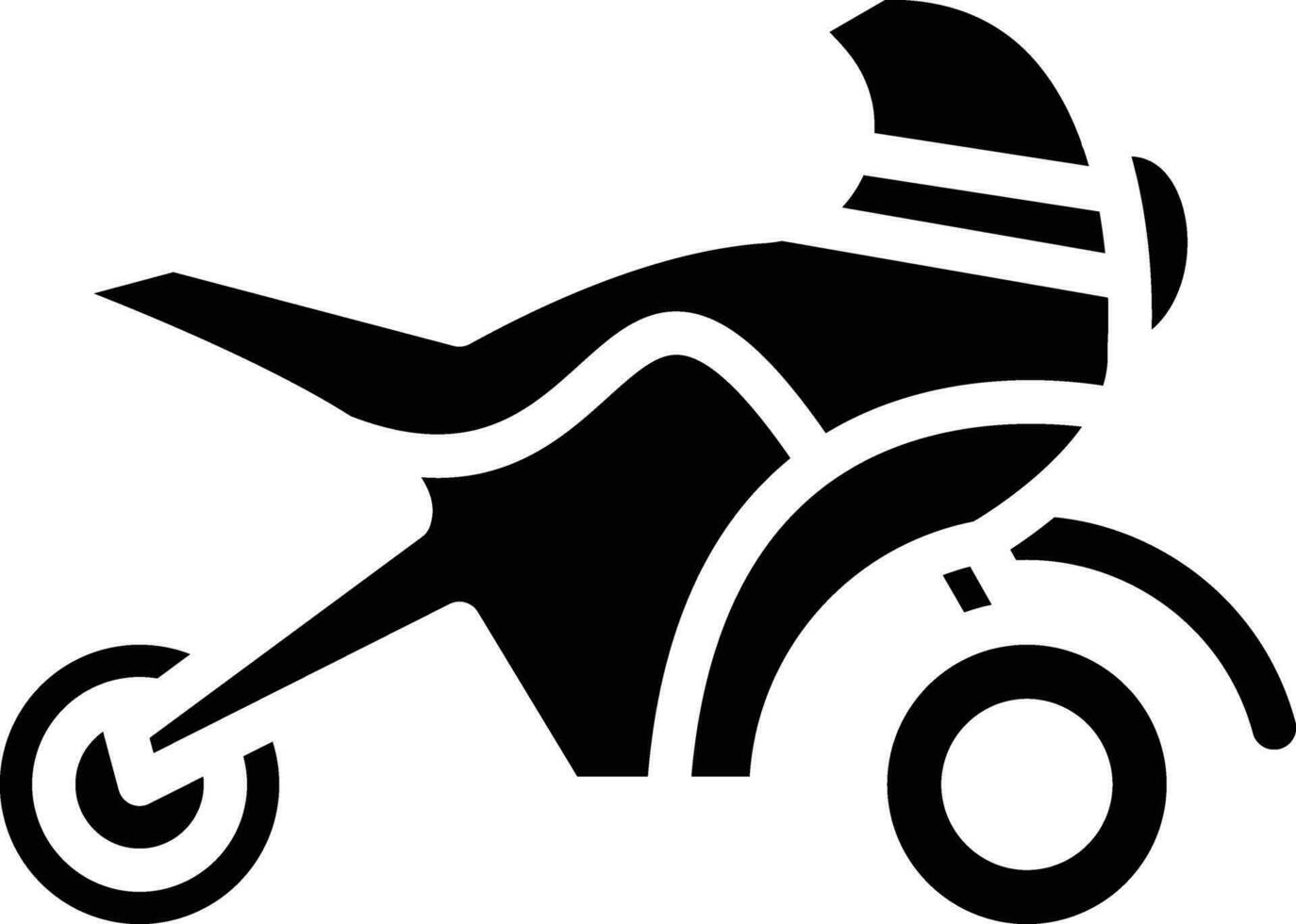 Race Bike Vector Icon