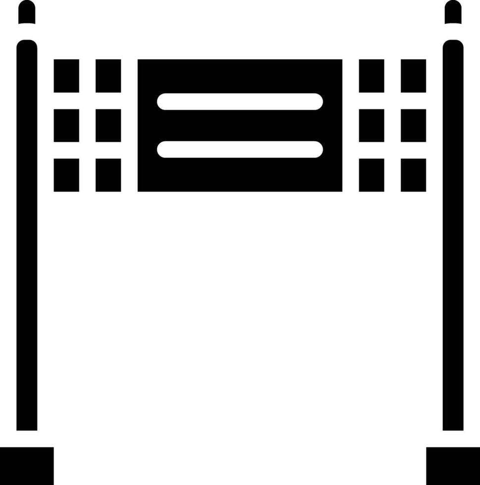 Finish Line Vector Icon