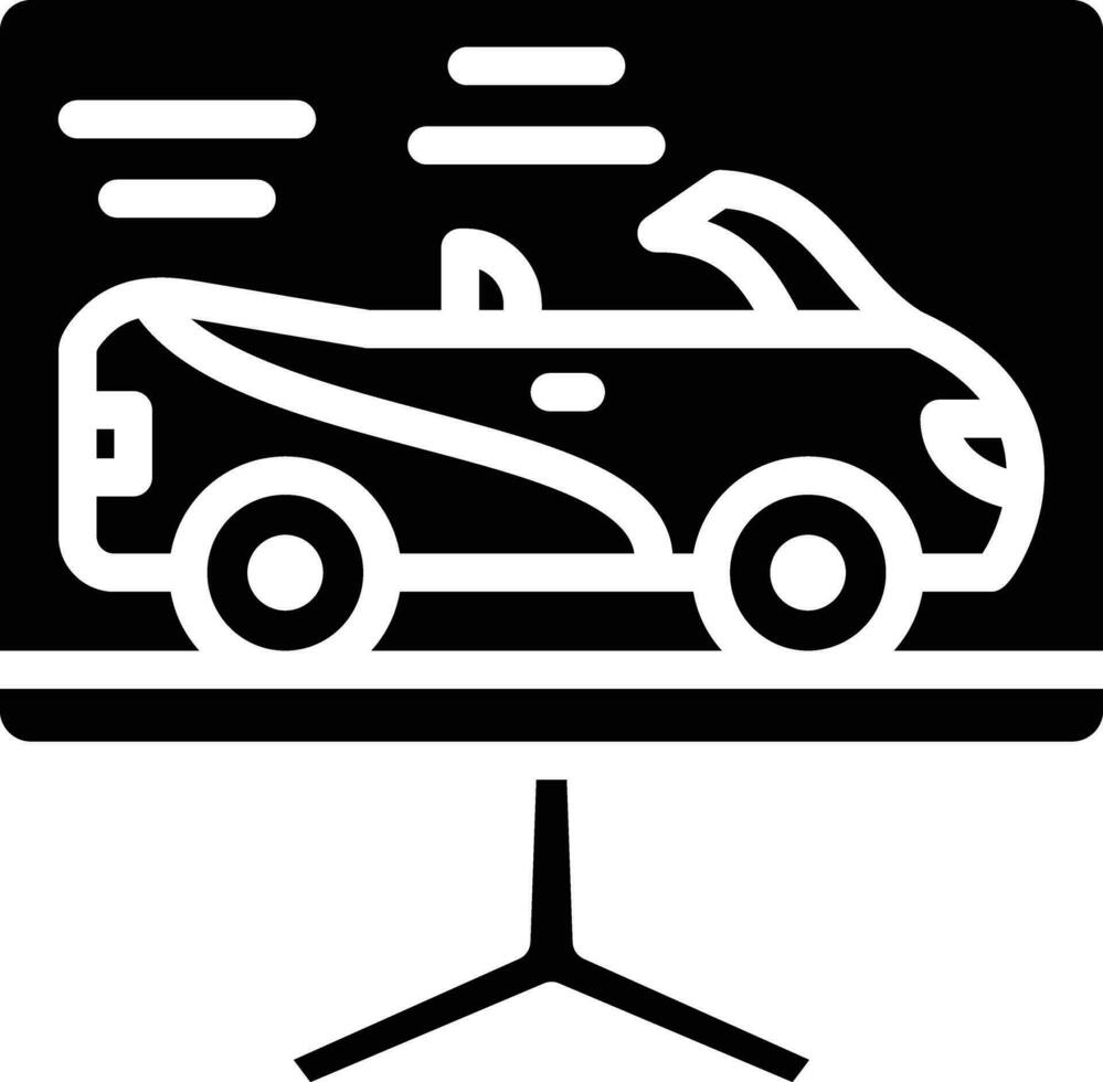 Race Screen Vector Icon