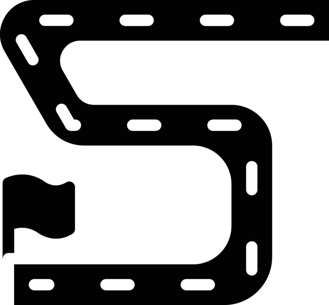 Race Track Vector Icon