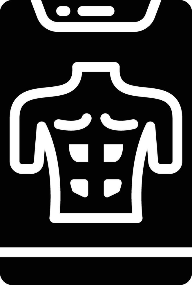 Chest Muscle Vector Icon