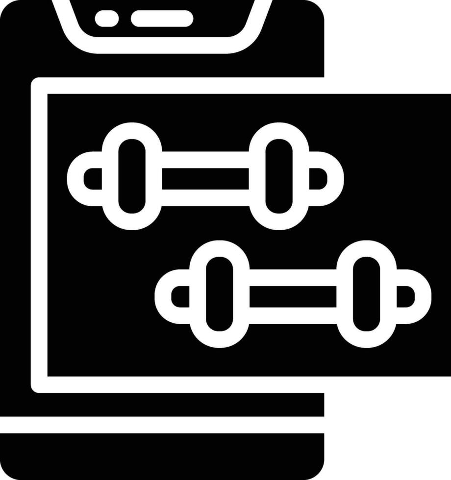 Dumbbells Vector Icon