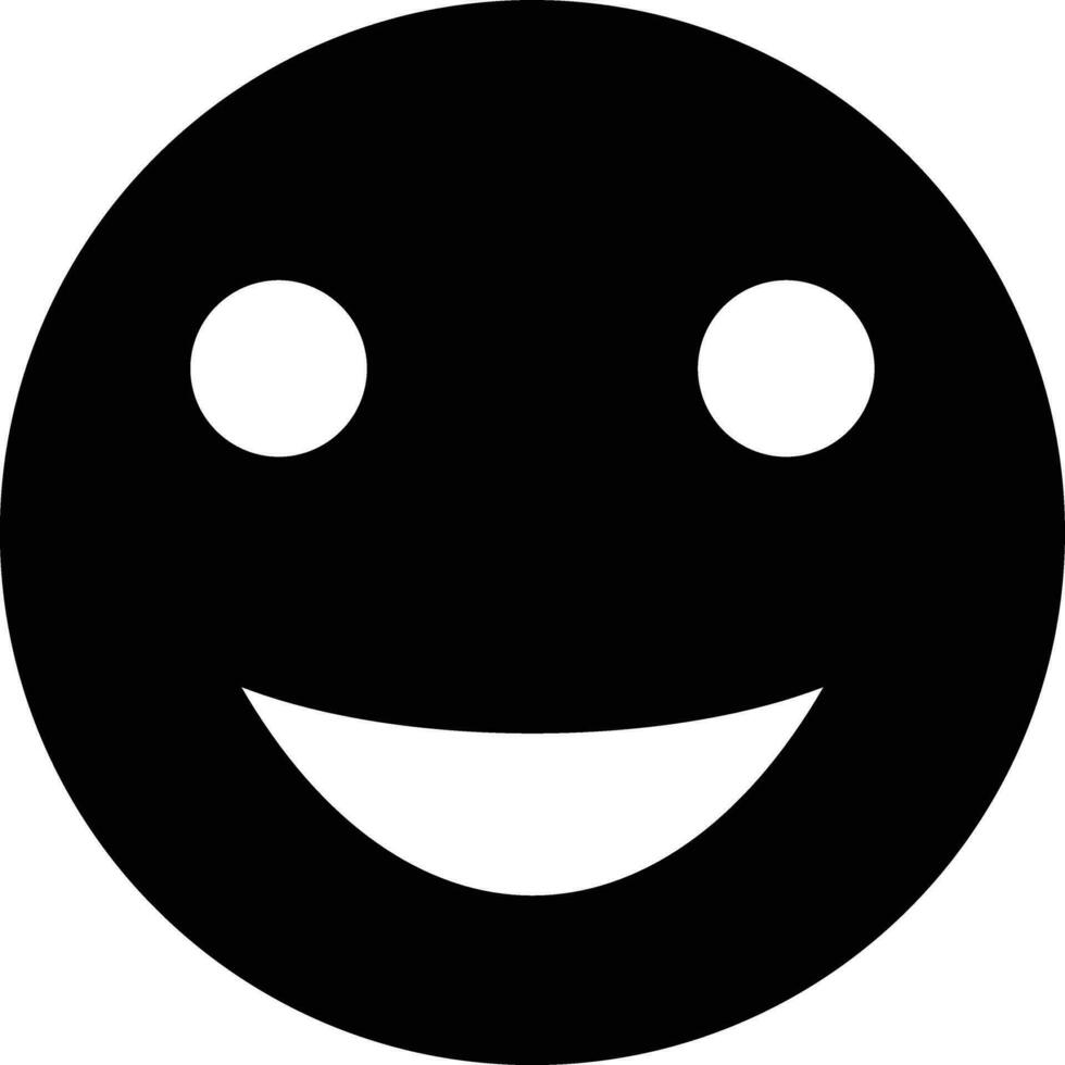 Smiling Face Vector Icon