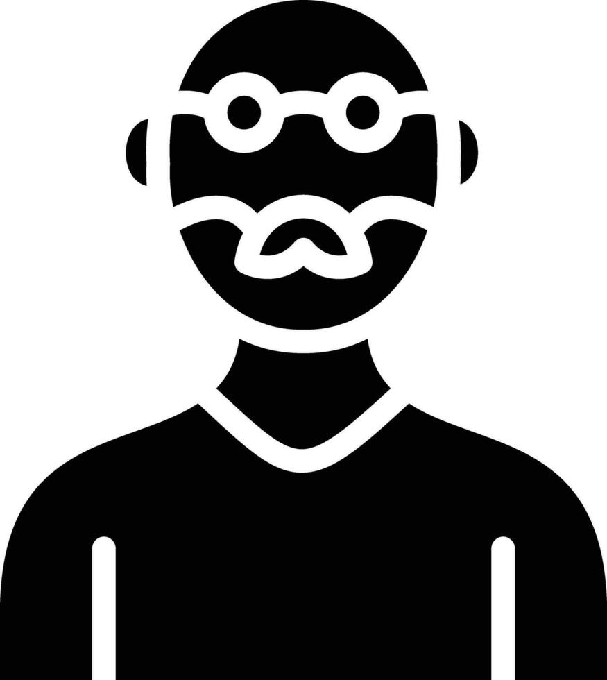 Old Man Vector Icon