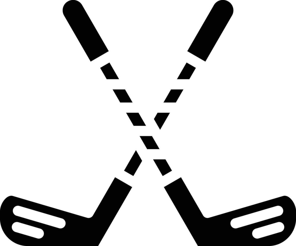 Golf Sticks Vector Icon