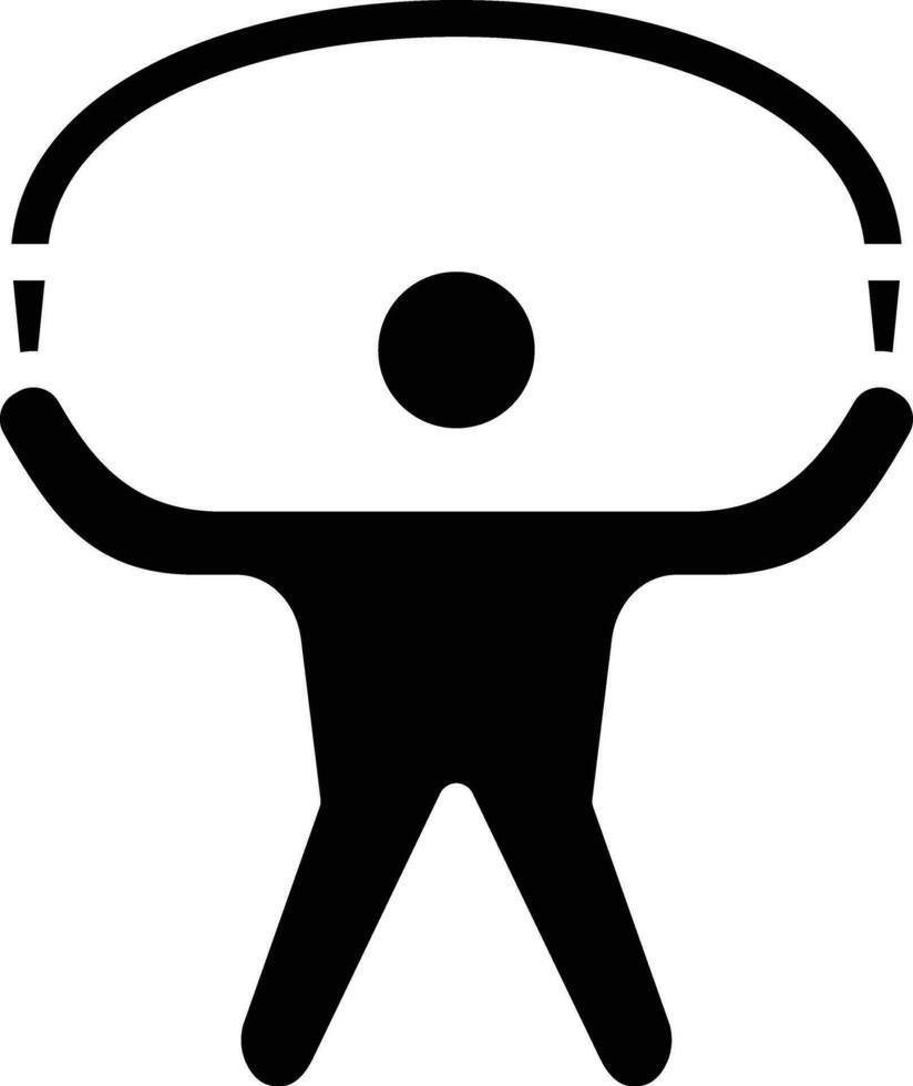 Person skipping rope Vector Icon