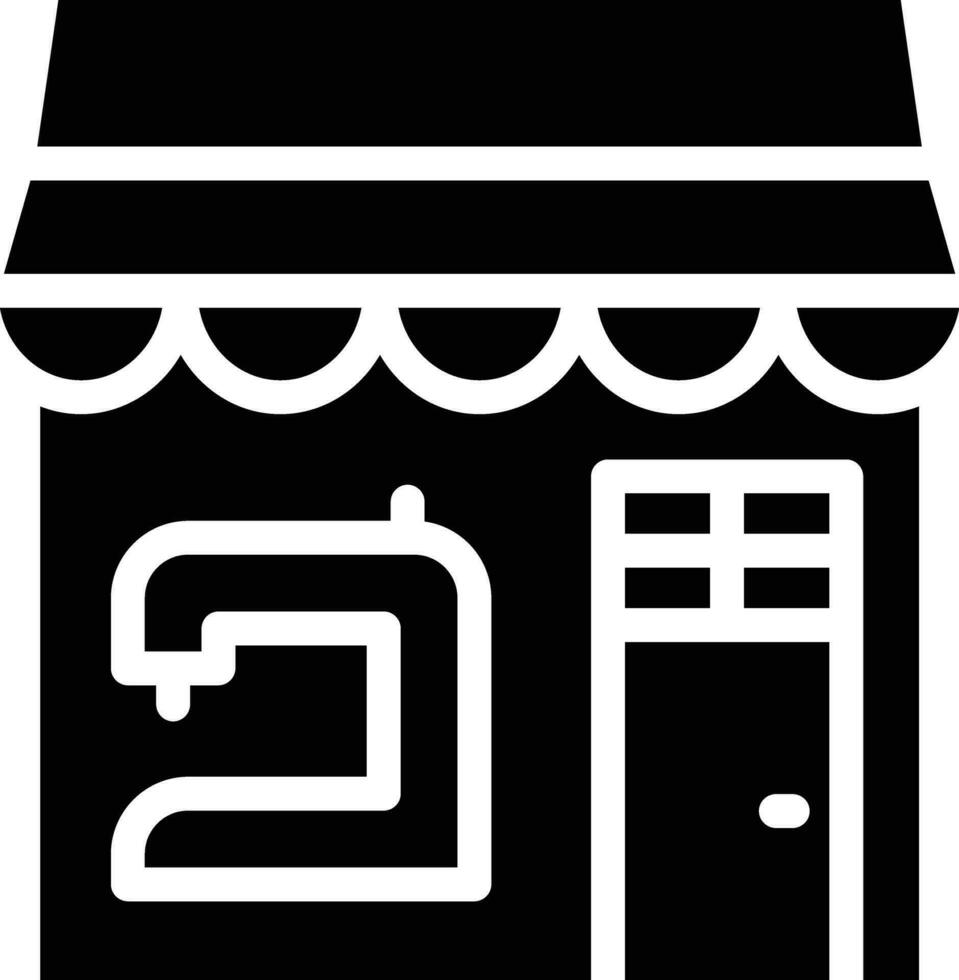 Tailor Shop Vector Icon