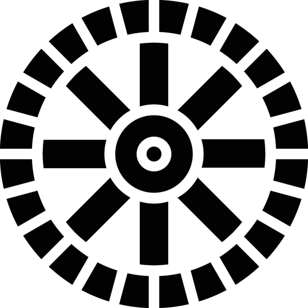 Wheel Vector Icon