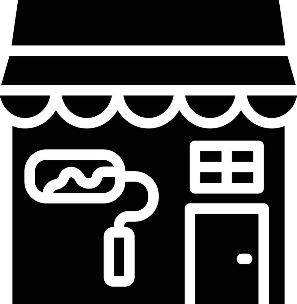 Paint Shop Vector Icon