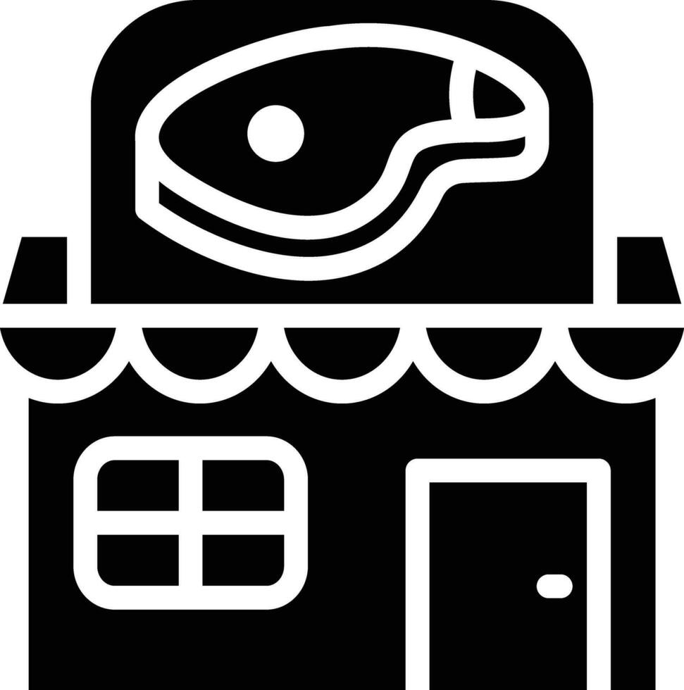 Butcher Shop Vector Icon