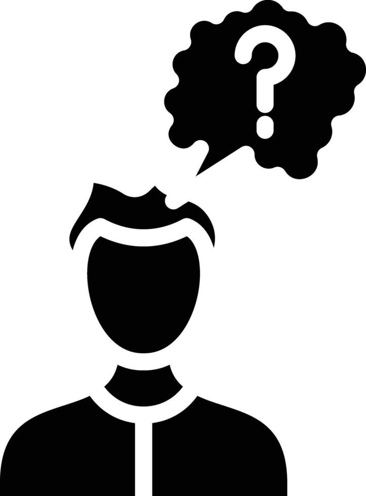 Thinking Vector Icon