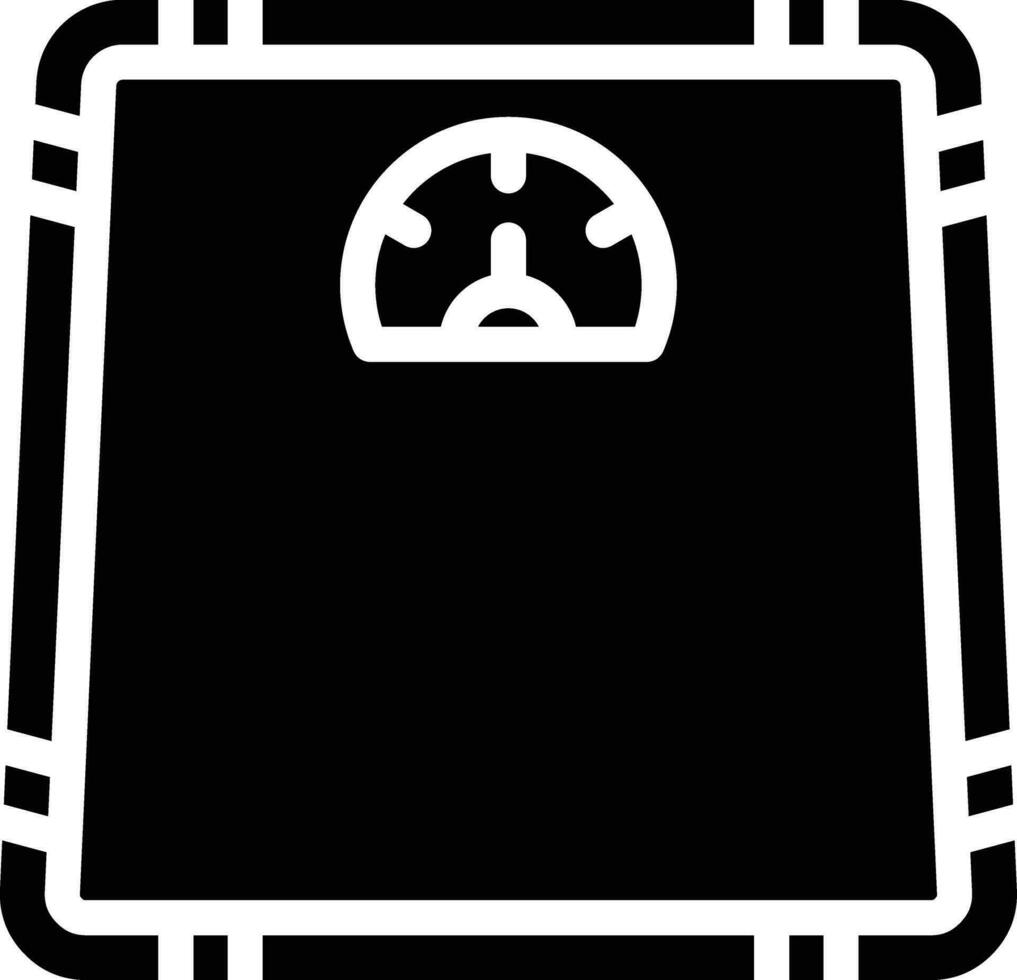 icono de vector de escala de peso