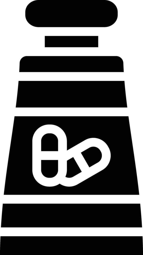 Tablets Bottle Vector Icon