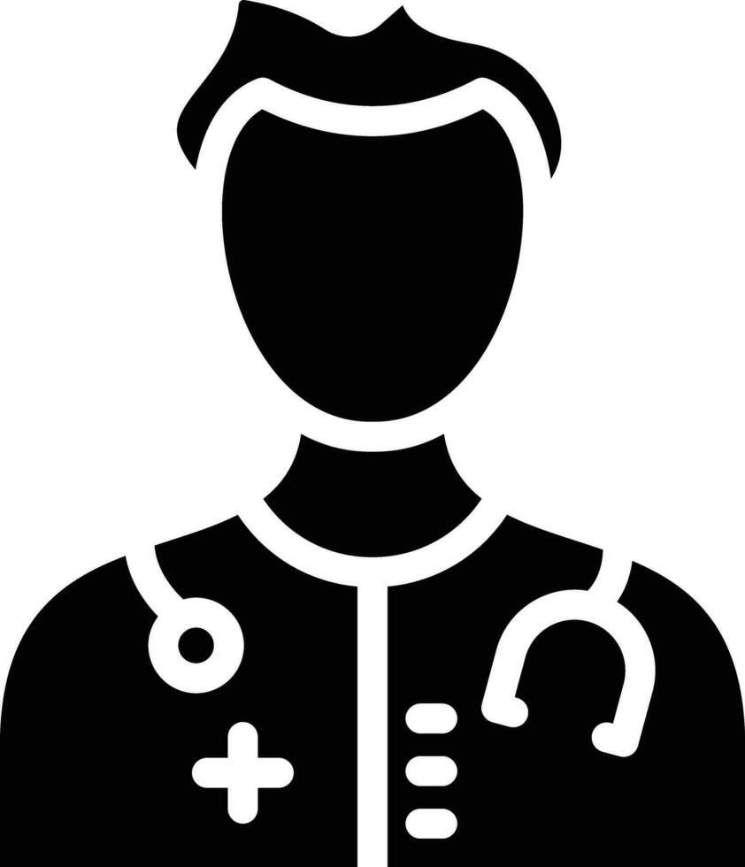 Male Surgeon Vector Icon