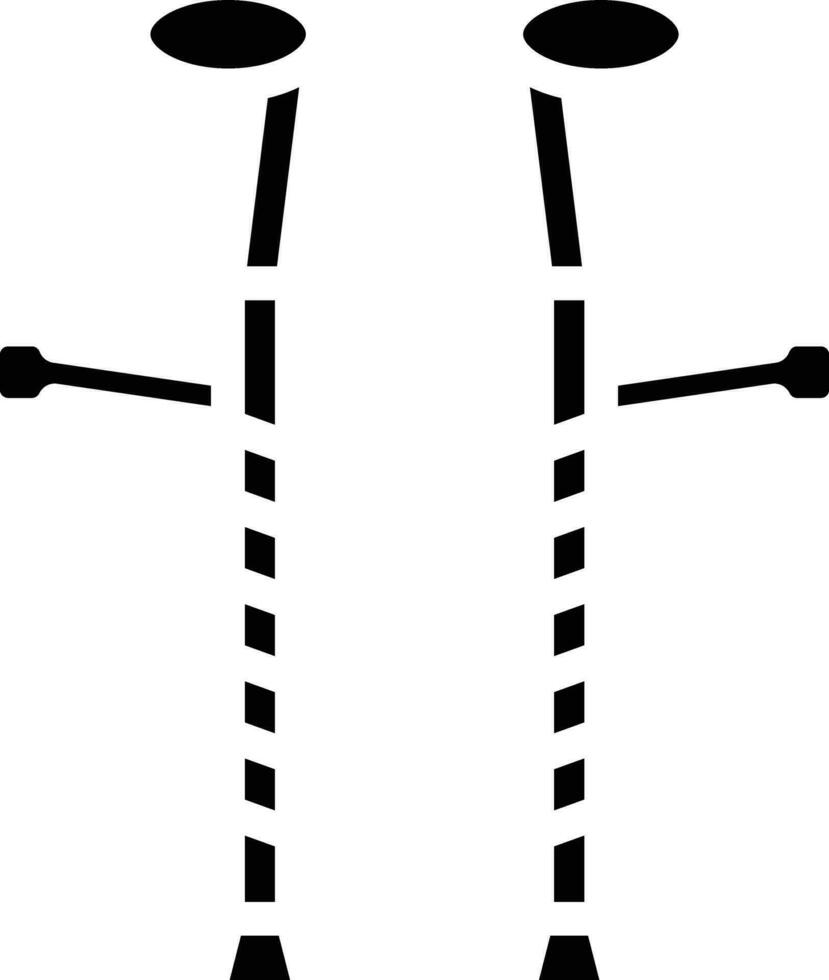 Crutches Vector Icon