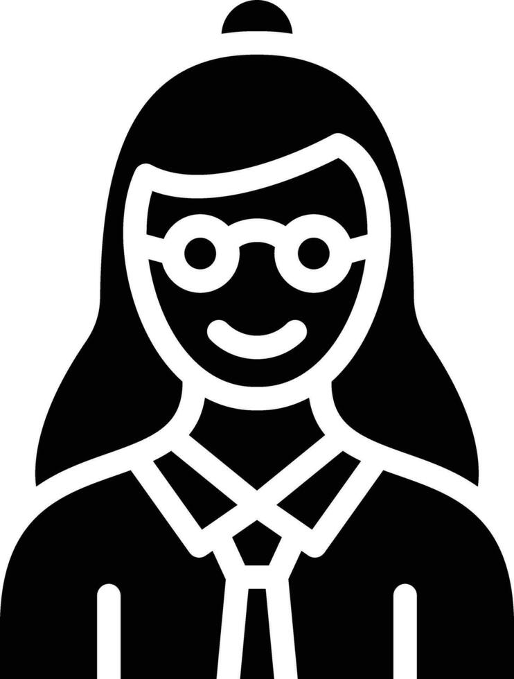 Female Teacher Vector Icon