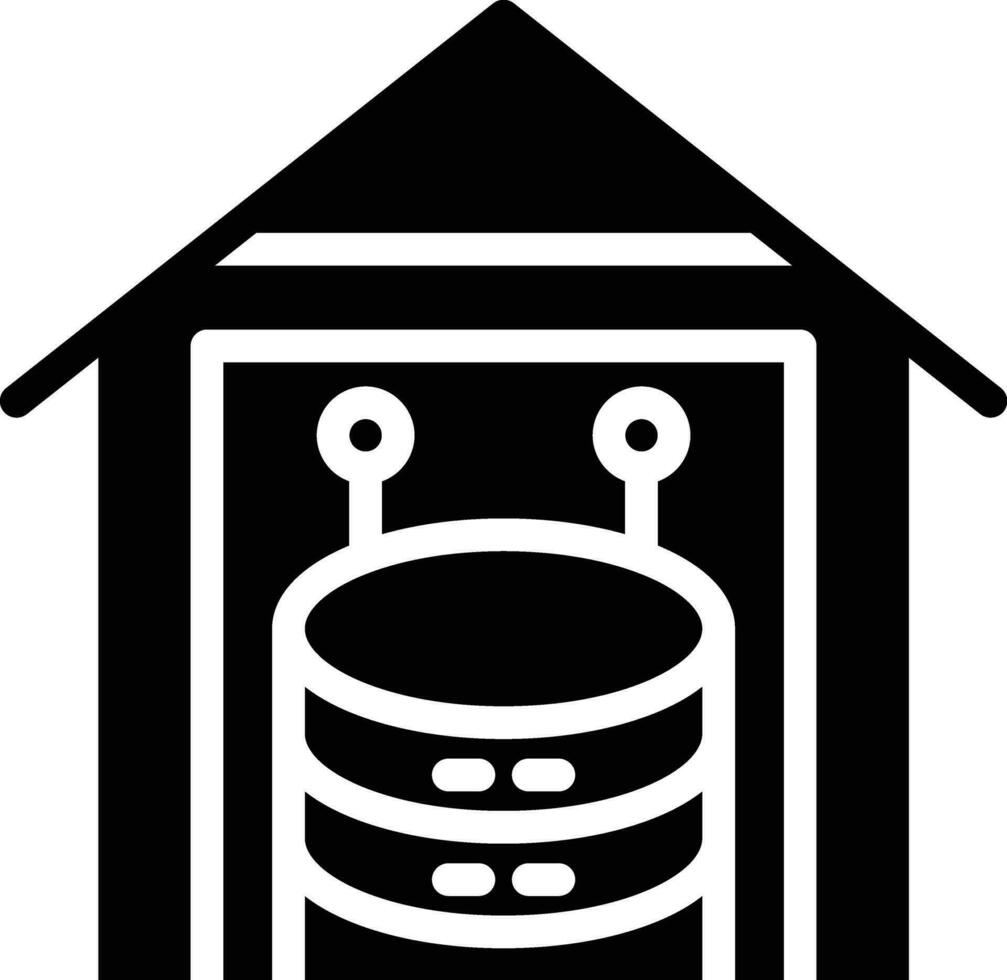 Data Warehouse Vector Icon