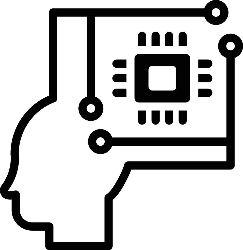 Intelligent Control Vector Icon