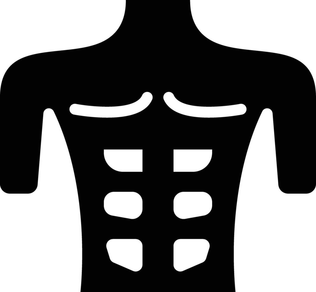 Chest Muscle Vector Icon
