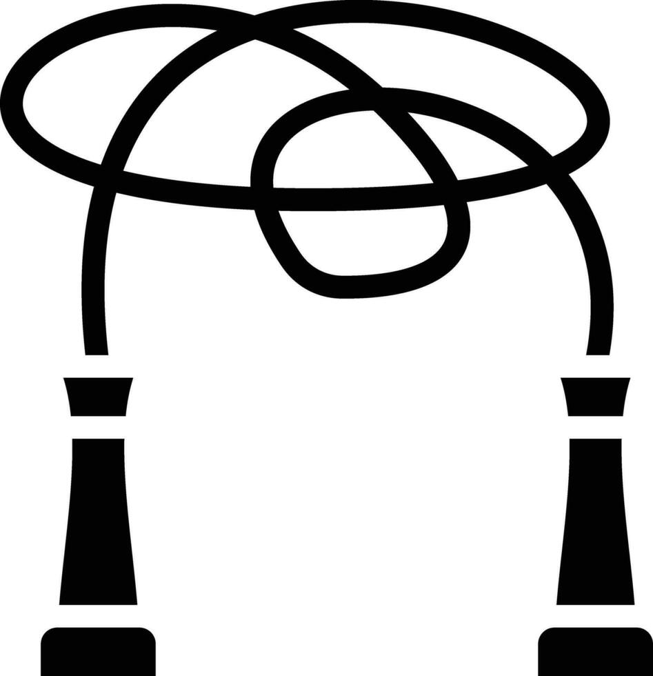 Jumping Rope Vector Icon