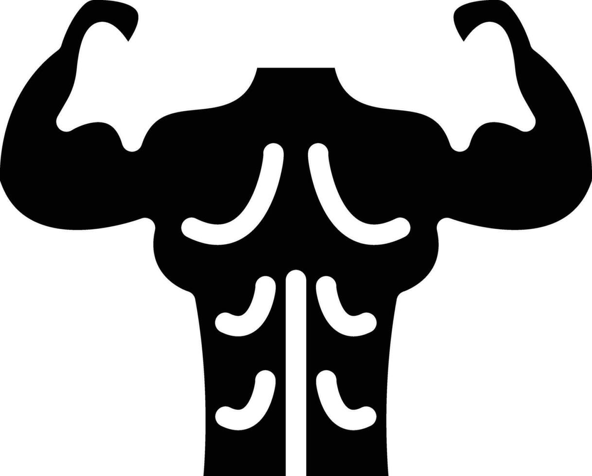 Back Muscle Vector Icon