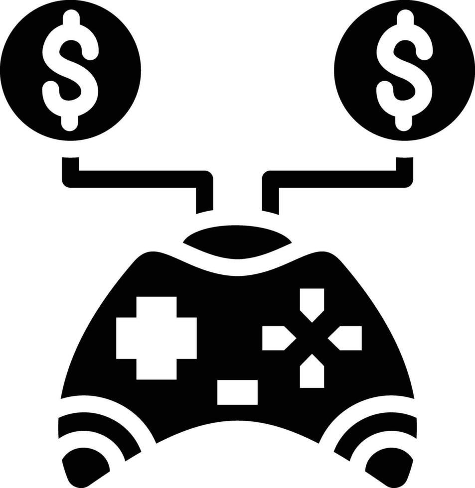 juego dinero vector icono