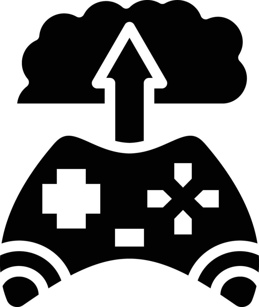 Cloud Game Vector Icon