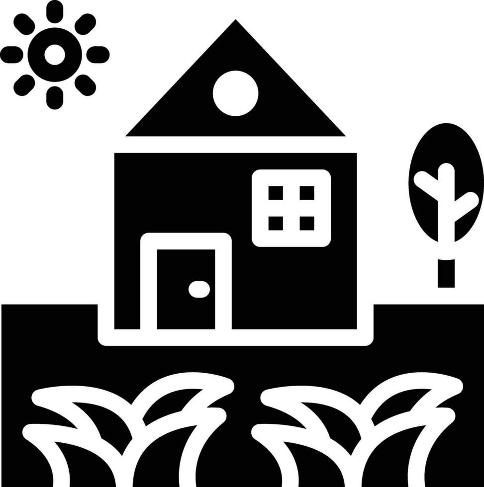 Home Landscape Vector Icon