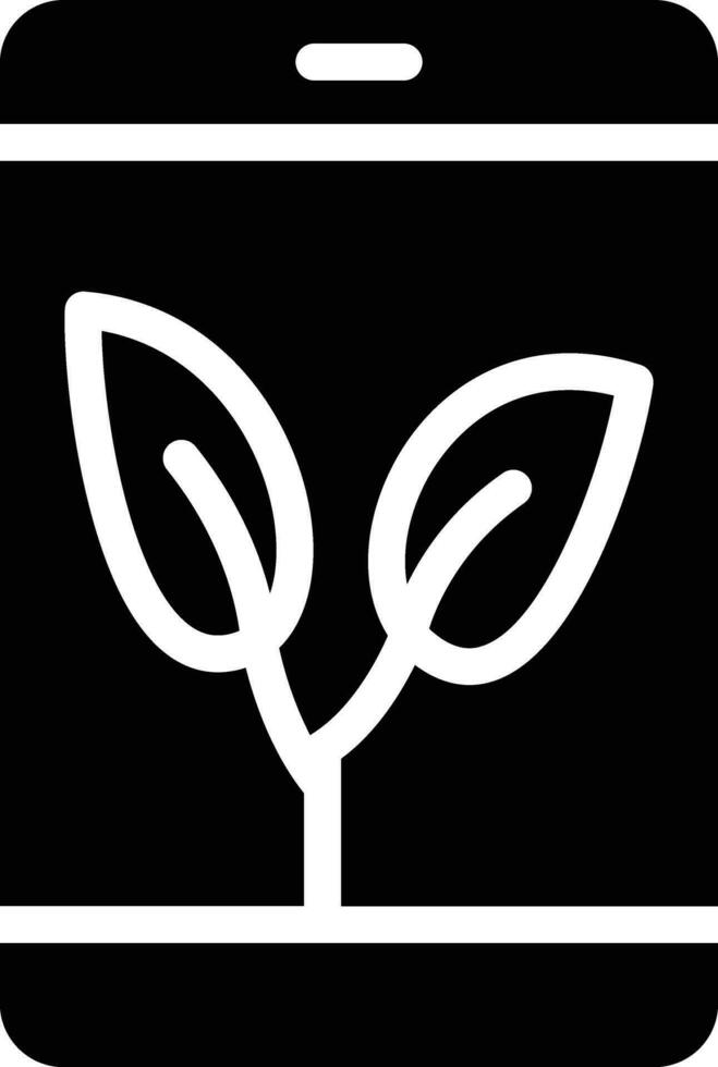 Eco Smartphone Vector Icon