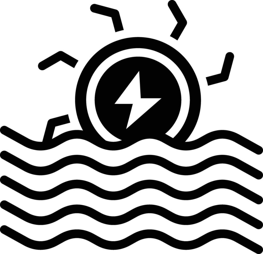 Hydro Power Vector Icon