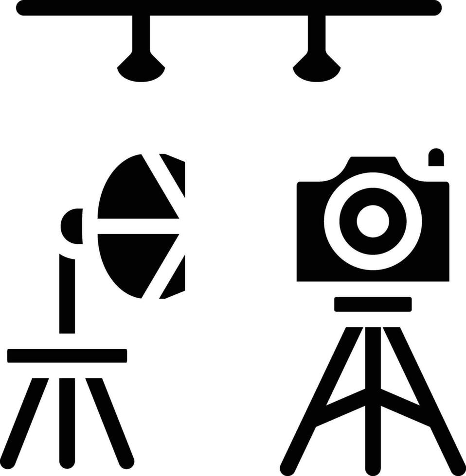 foto estudio vector icono
