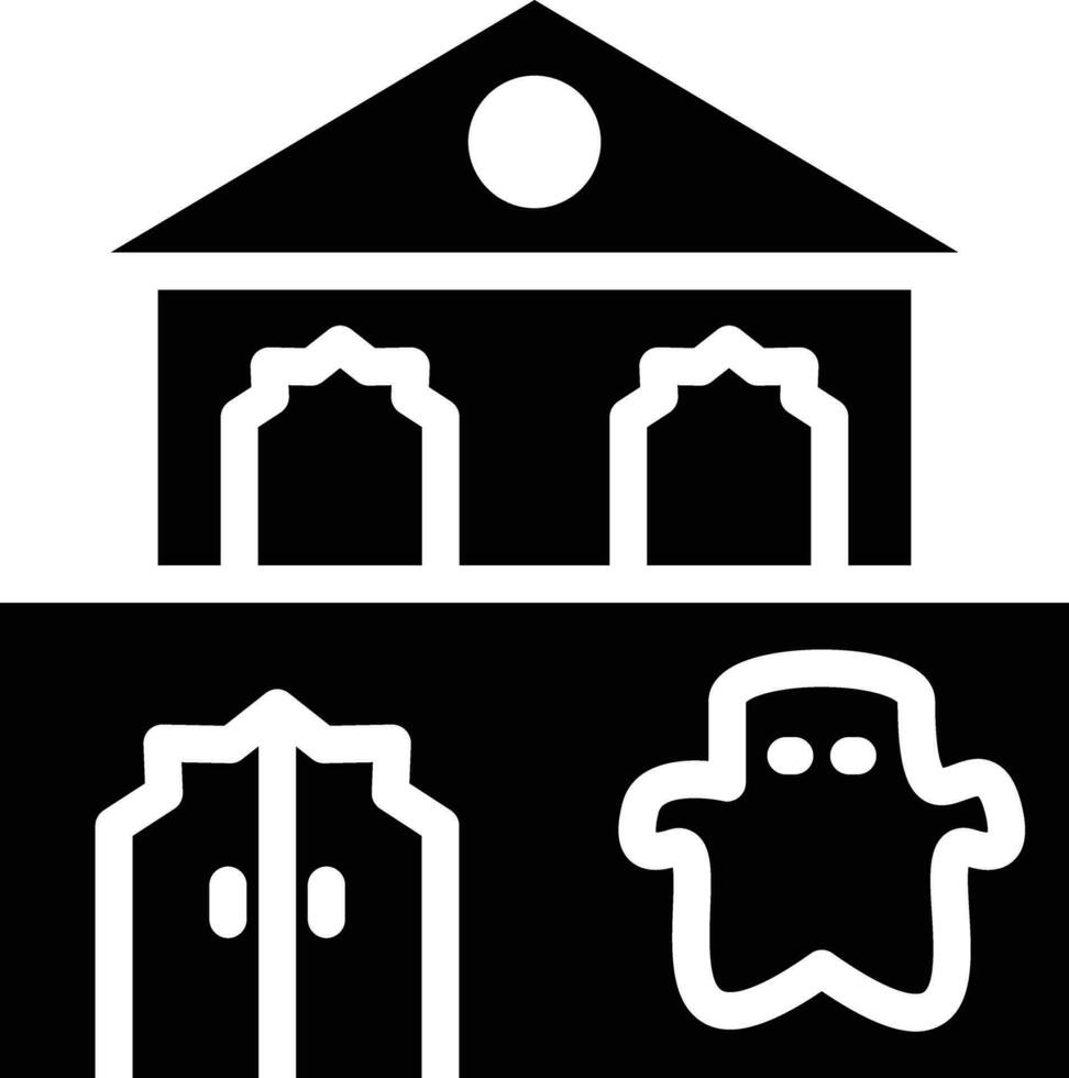 Ghost Castle Vector Icon