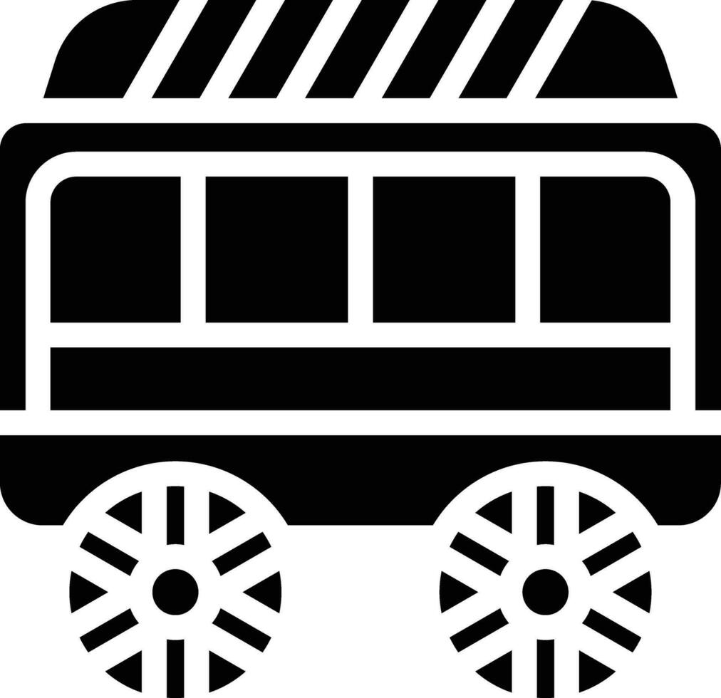 Desert Carriage Vector Icon