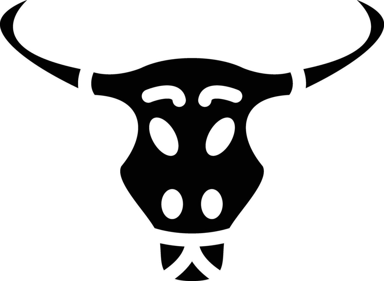 Bull Skull Vector Icon