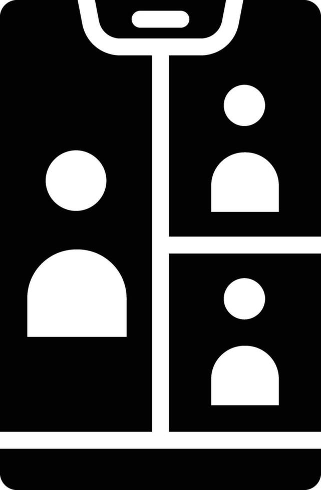 Online Meeting Vector Icon