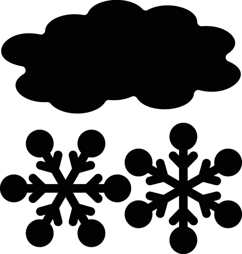 icono de vector nevado