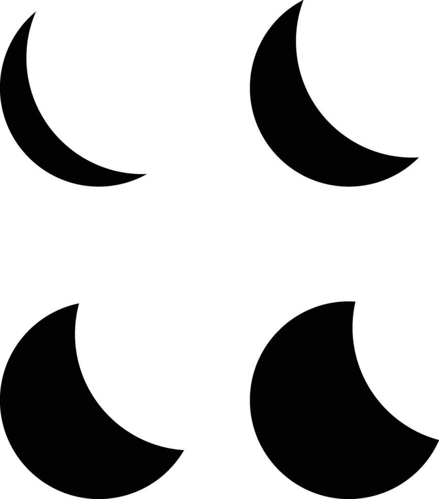 Moonphase Vector Icon