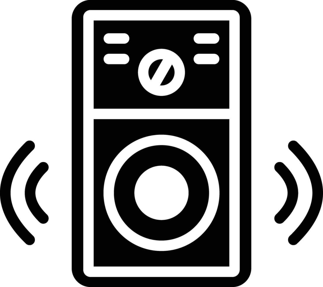 icono de vector de altavoz