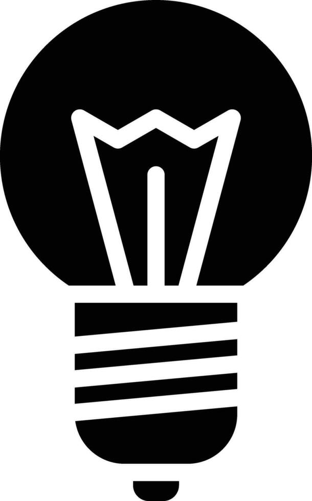 icono de vector de bombilla led