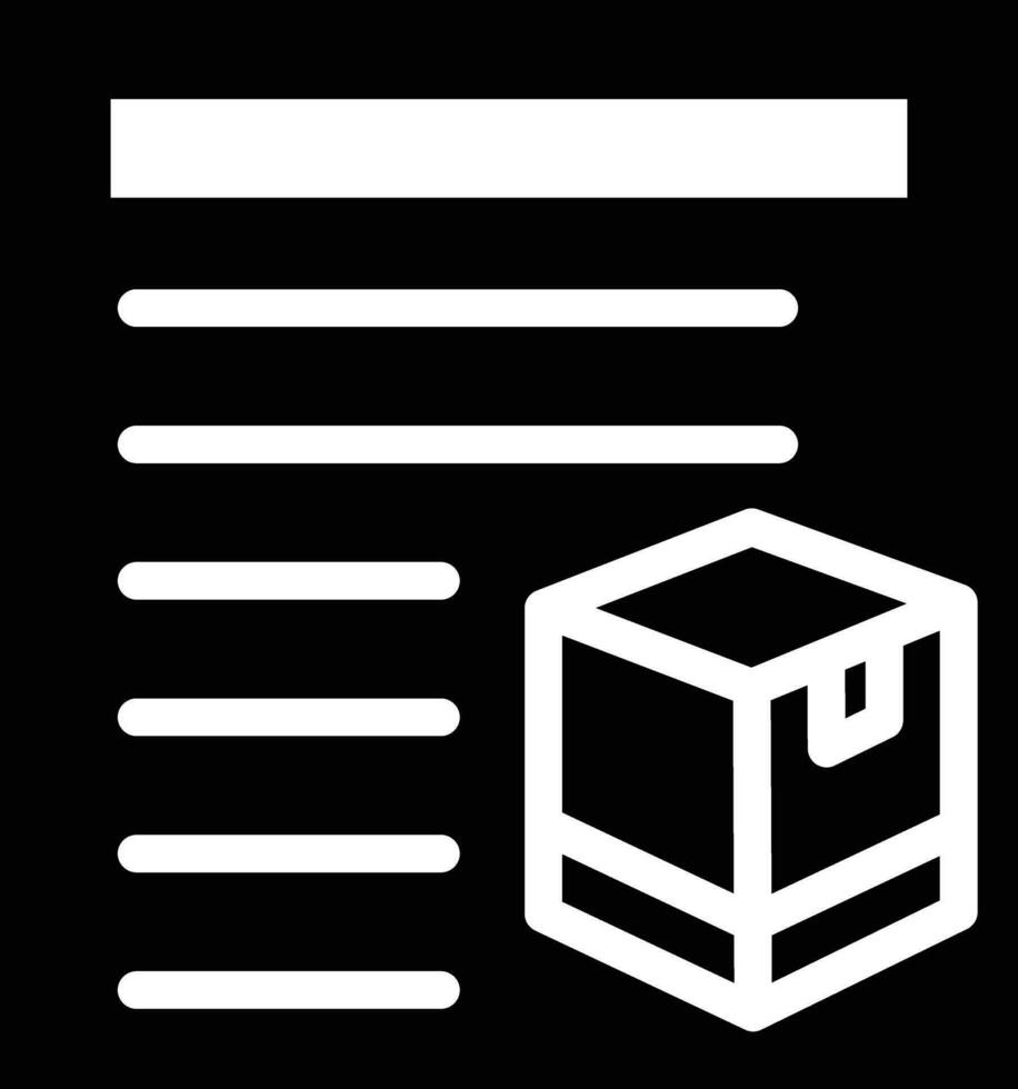 Delivery Note Vector Icon