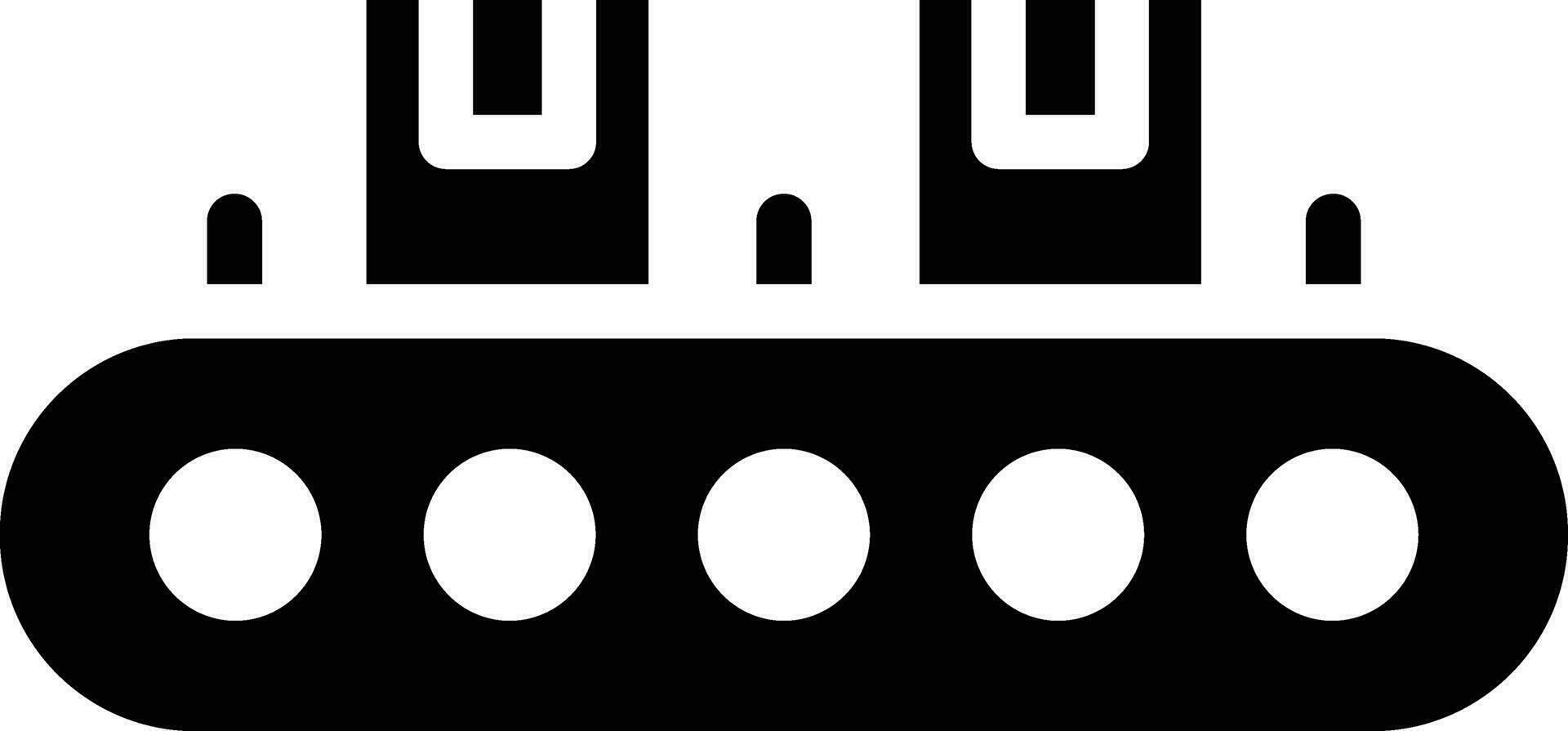 Conveyor Belt Vector Icon