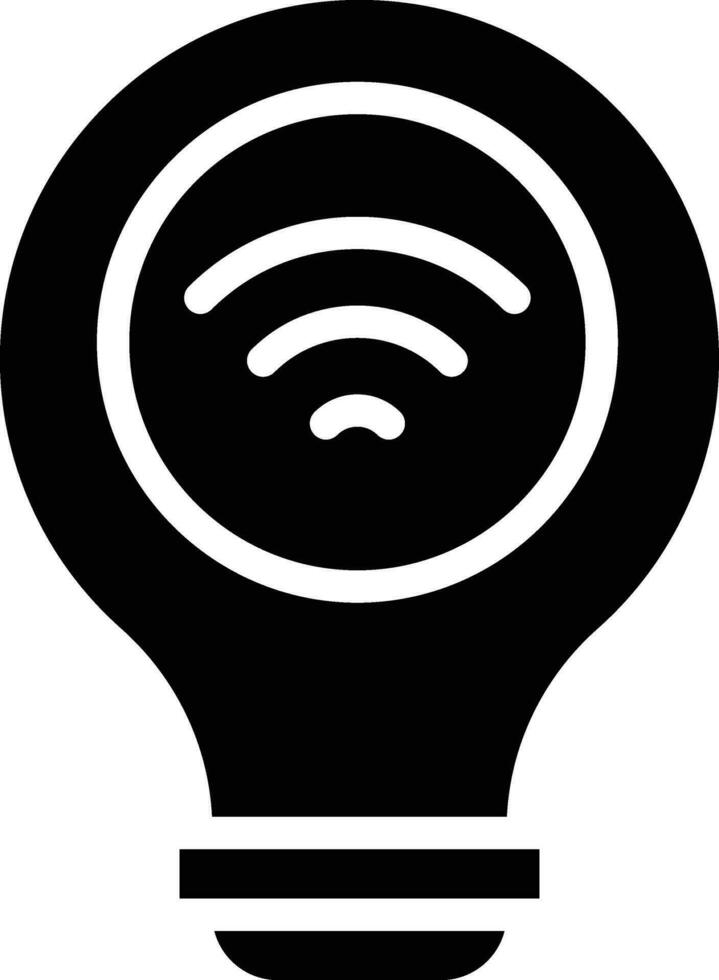 Smart Bulb Vector Icon