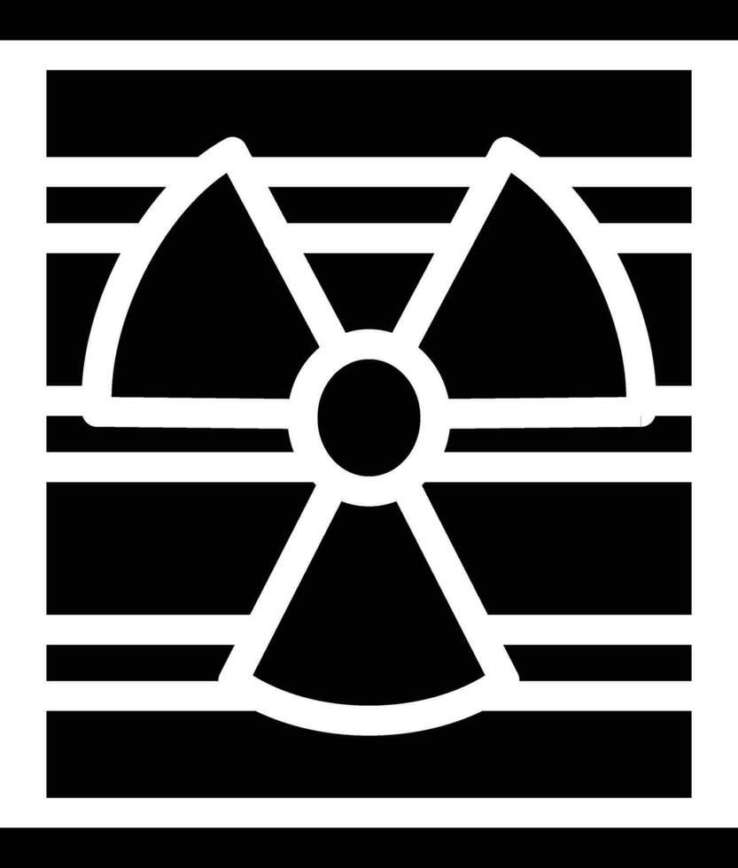 Nuclear Waste Vector Icon