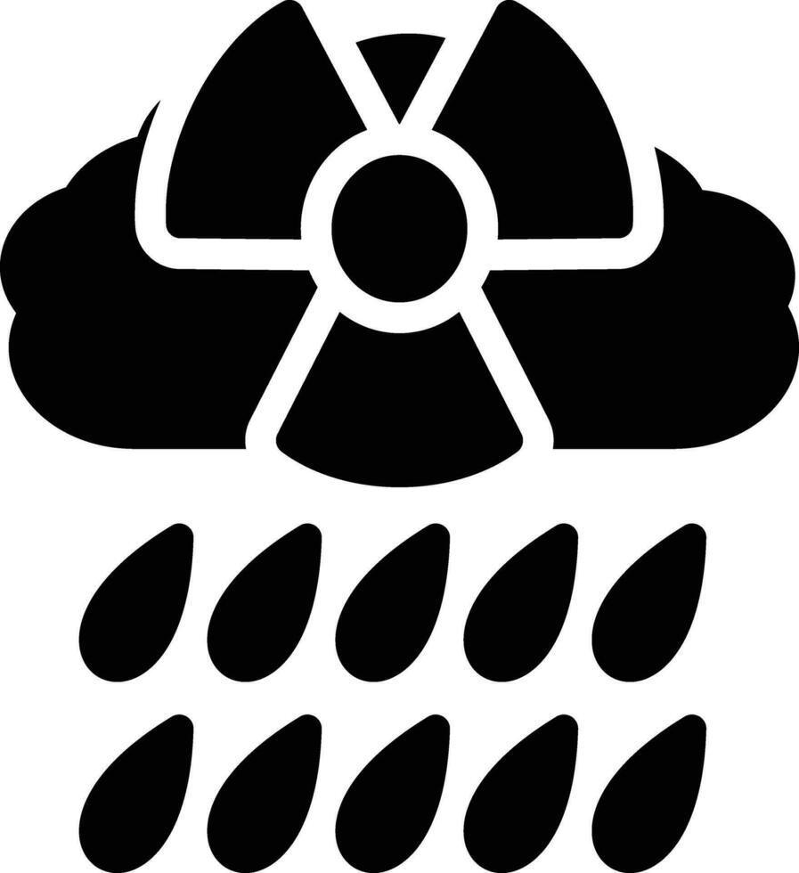 Acid Rain Vector Icon