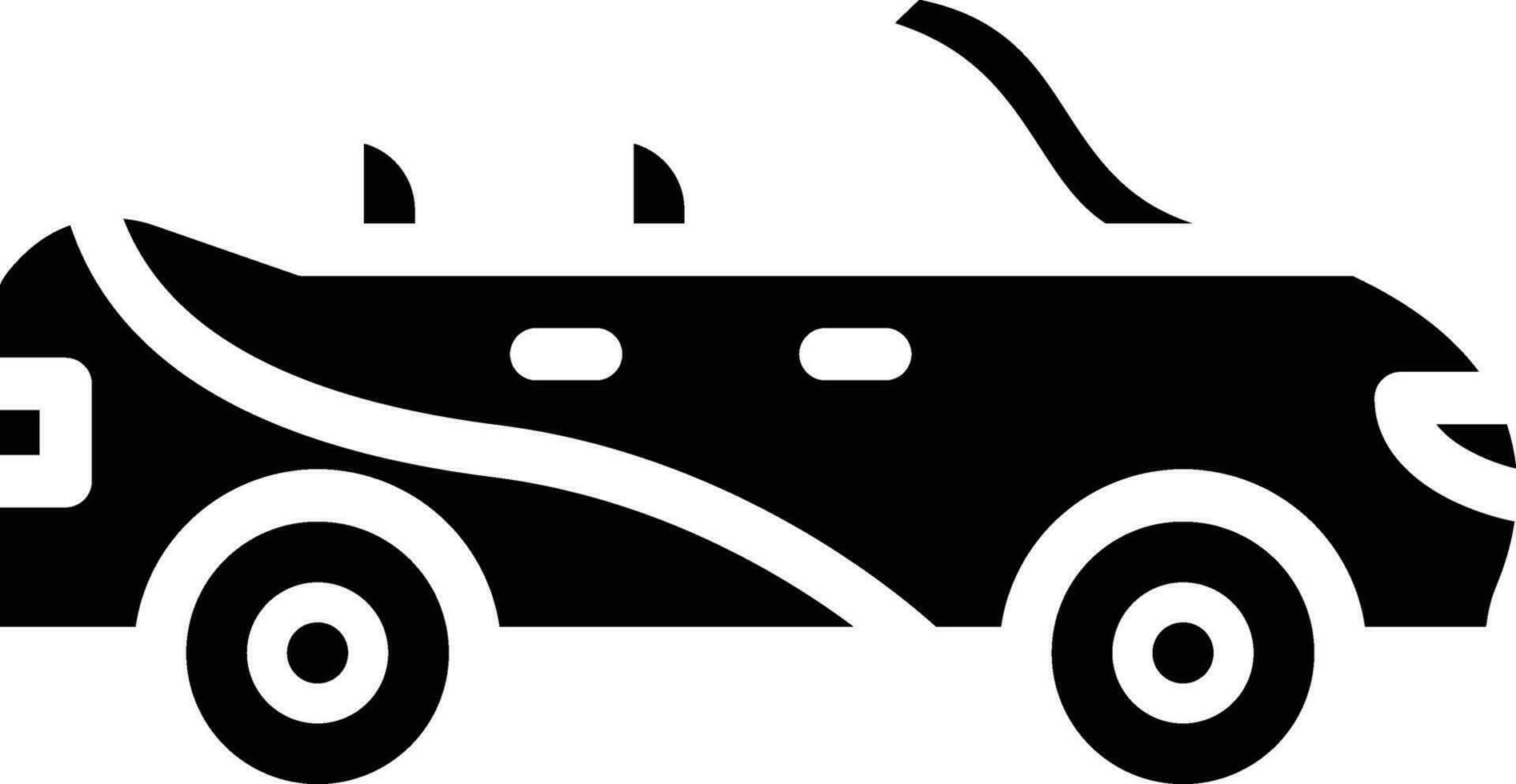 Convertible Car Vector Icon
